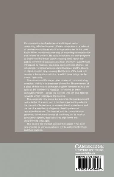 Communicating and Mobile Systems