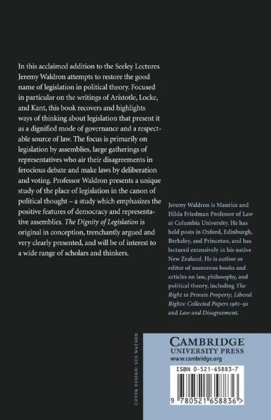 The Dignity of Legislation