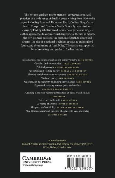 The Cambridge Companion to Eighteenth-Century Poetry