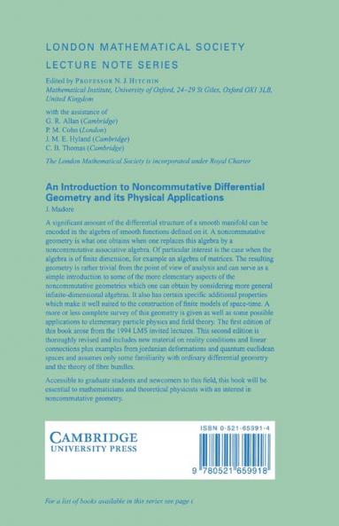 An Introduction to Noncommutative Differential Geometry and Its Physical Applications