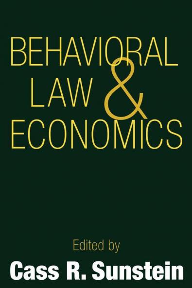 Behavioral Law and Economics