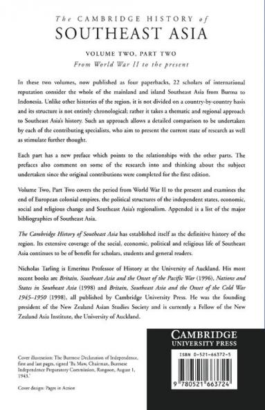 The Cambridge History of Southeast Asia