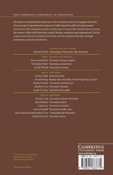 The Cambridge Companion to Stravinsky