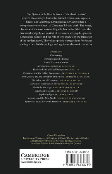 The Cambridge Companion to Cervantes