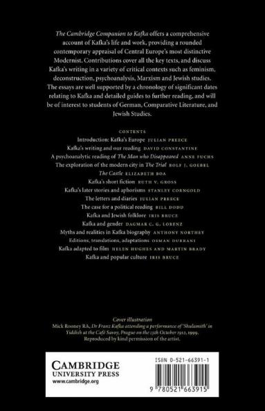 The Cambridge Companion to Kafka