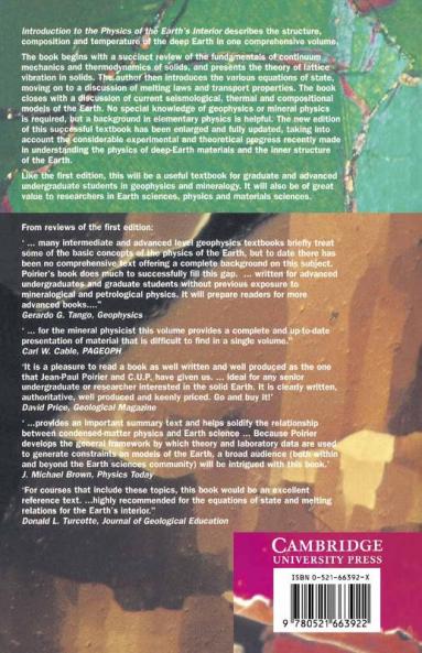 Introduction to the Physics of the Earth's Interior