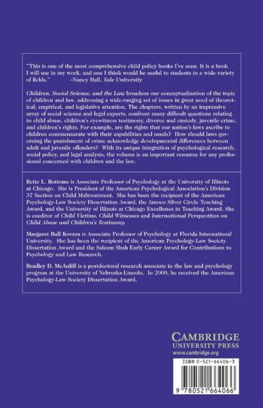 Children Social Science and the Law