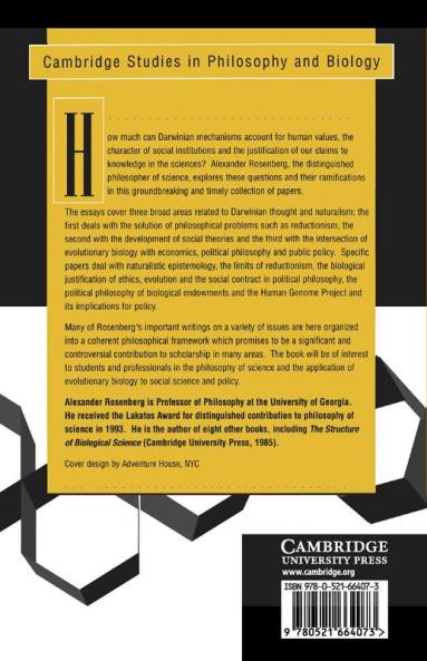 Darwinism in Philosophy Social Science and Policy