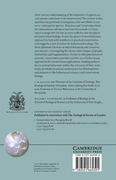 Behaviour and Conservation