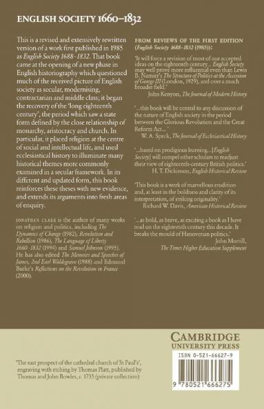 English Society 1660 1832