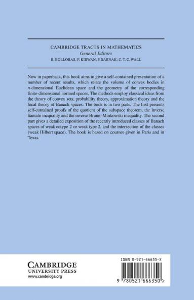 The Volume of Convex Bodies and Banach Space Geometry