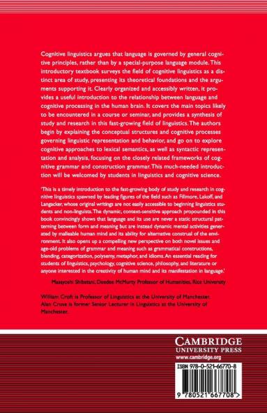 Cognitive Linguistics