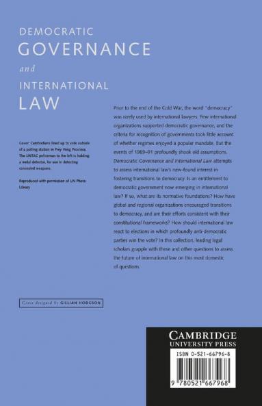Democratic Governance and International Law
