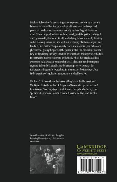 Bodies and Selves in Early Modern England
