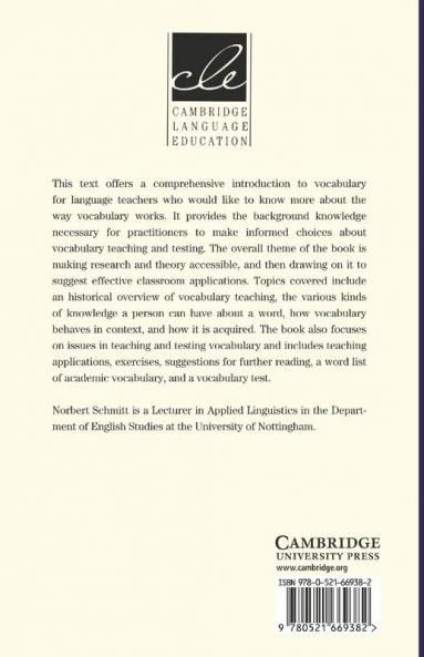 Vocabulary in Language Teaching