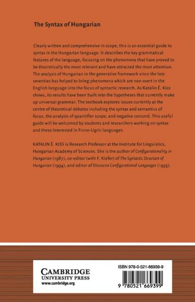 The Syntax of Hungarian