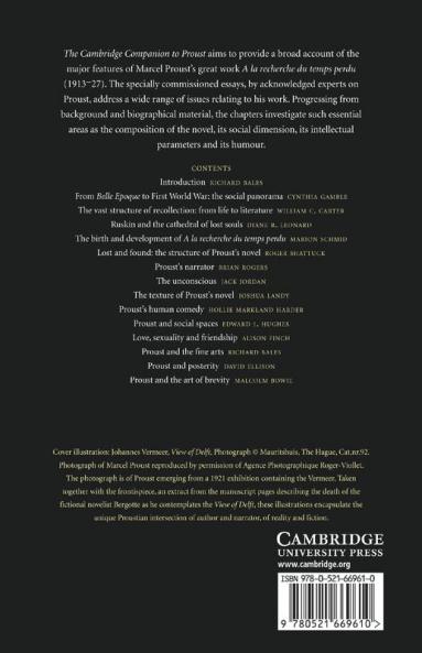 The Cambridge Companion to Proust