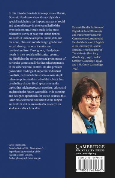 The Cambridge Introduction to Modern British Fiction 1950 2000