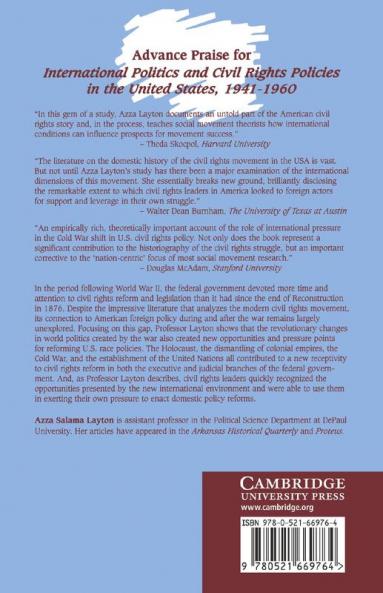 International Politics and Civil Rights Policies in the United States 1941 1960