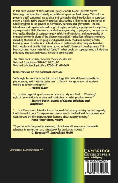The Quantum Theory of Fields v3