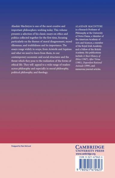 Ethics and Politics