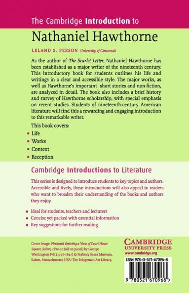The Cambridge Introduction to Nathaniel Hawthorne