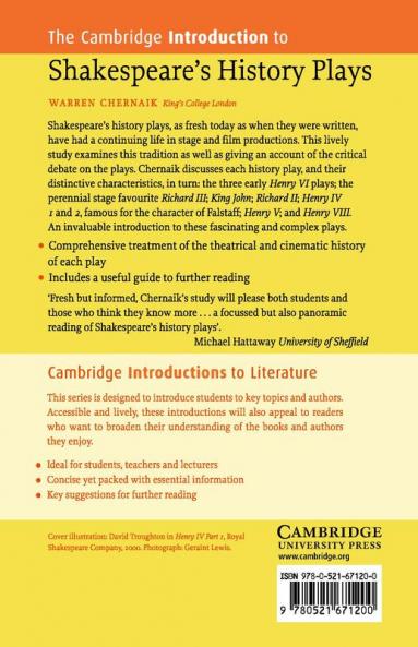 The Cambridge Introduction to Shakespeare's History Plays