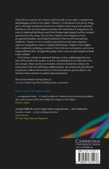 String Theory Volume 1