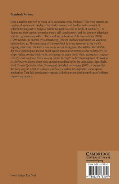 Freedom in Machinery