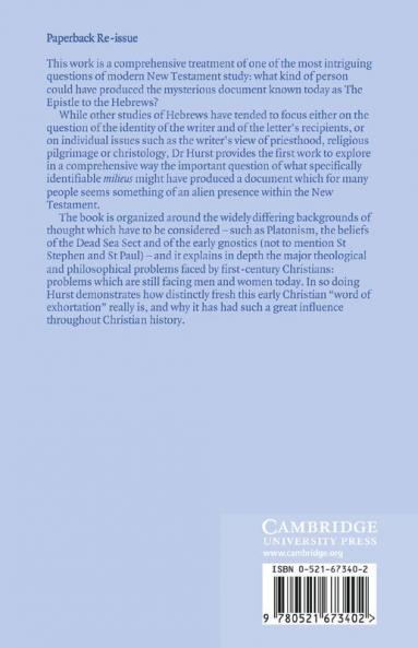 The Epistle to the Hebrews