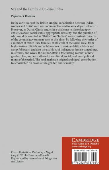 Sex and the Family in Colonial India