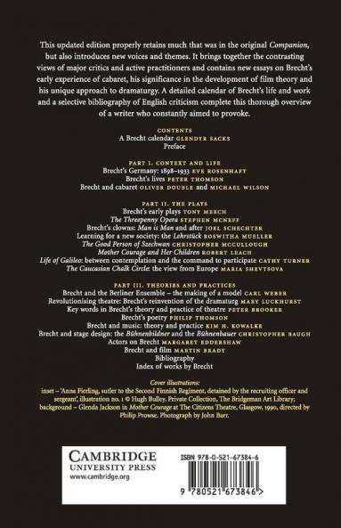 The Cambridge Companion to Brecht