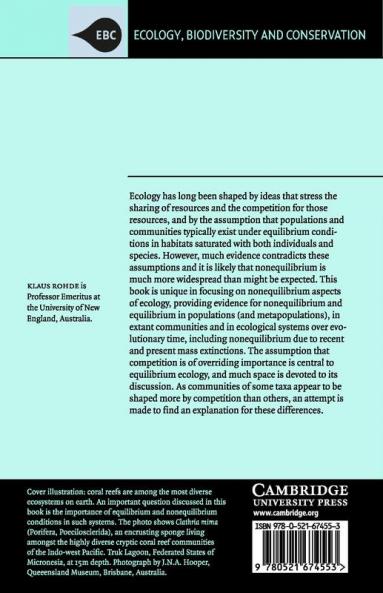 Nonequilibrium Ecology