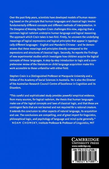 The Emergence of Meaning