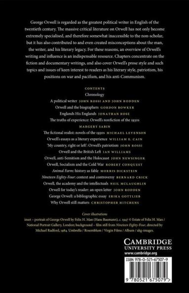 The Cambridge Companion to George Orwell