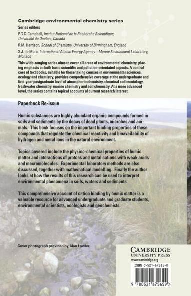 Cation Binding by Humic Substances