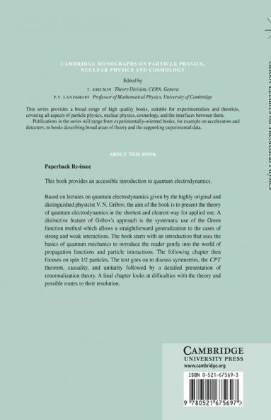 Quantum Electrodynamics