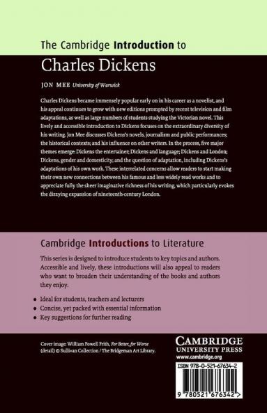 The Cambridge Introduction to Charles Dickens