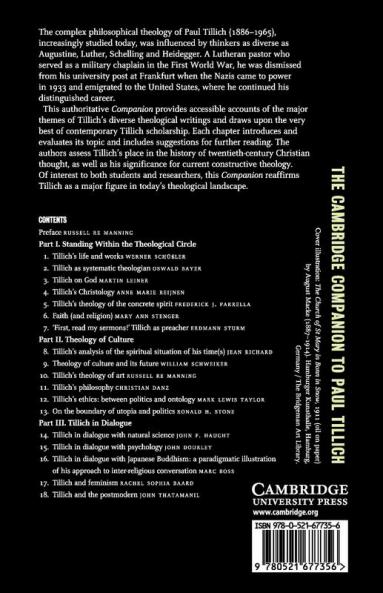The Cambridge Companion to Paul Tillich