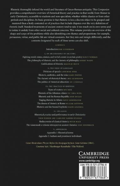 The Cambridge Companion to Ancient Rhetoric