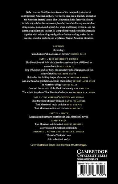 The Cambridge Companion to Toni Morrison