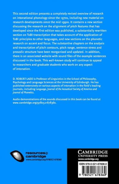 Intonational Phonology