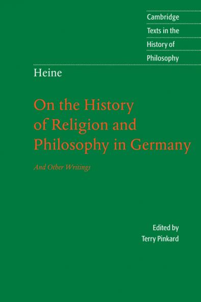 On the History of Religion and Philosophy in Germany