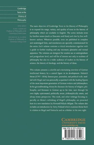 On the History of Religion and Philosophy in Germany