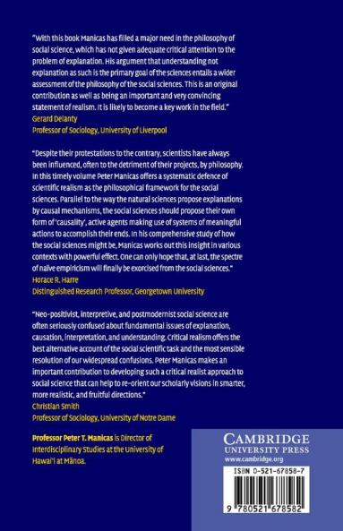 A Realist Philosophy of Social Science