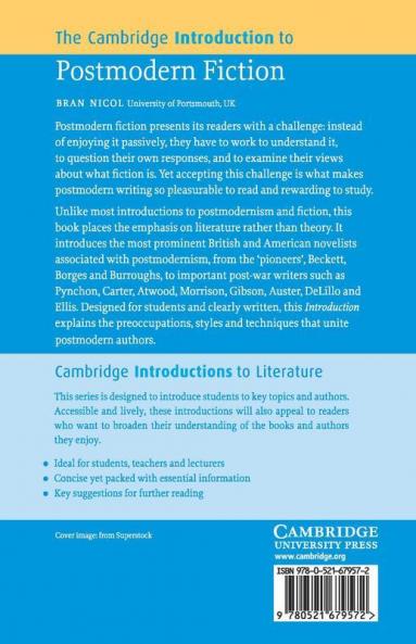 The Cambridge Introduction to Postmodern Fiction