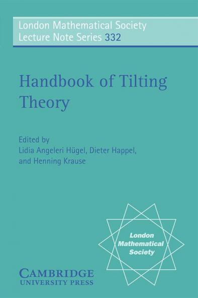 Handbook of Tilting Theory