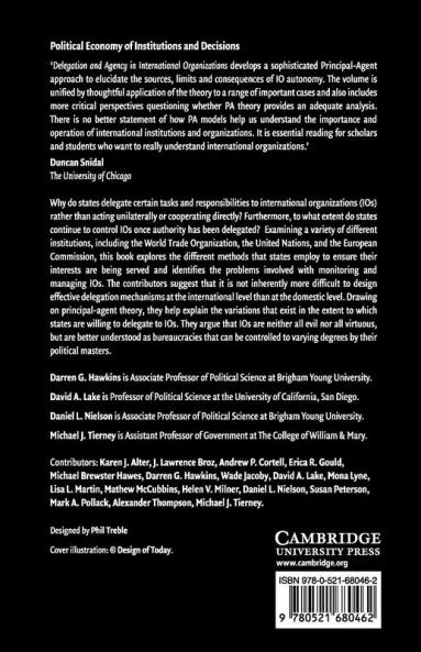 Delegation and Agency in International             Organizations