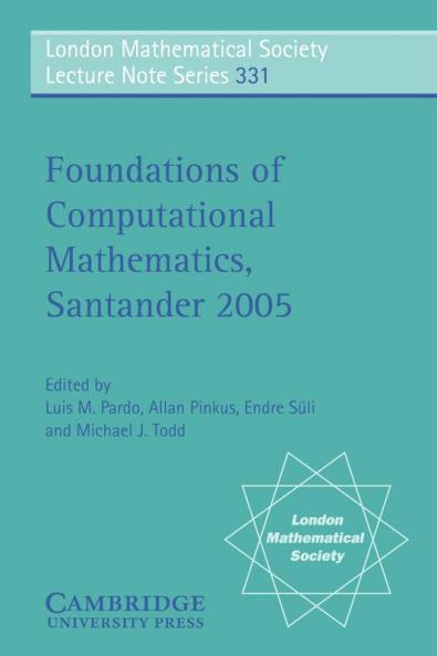 Foundations of Computational Mathematics Santander