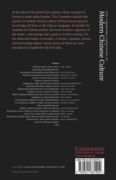 The Cambridge Companion to Modern Chinese Culture